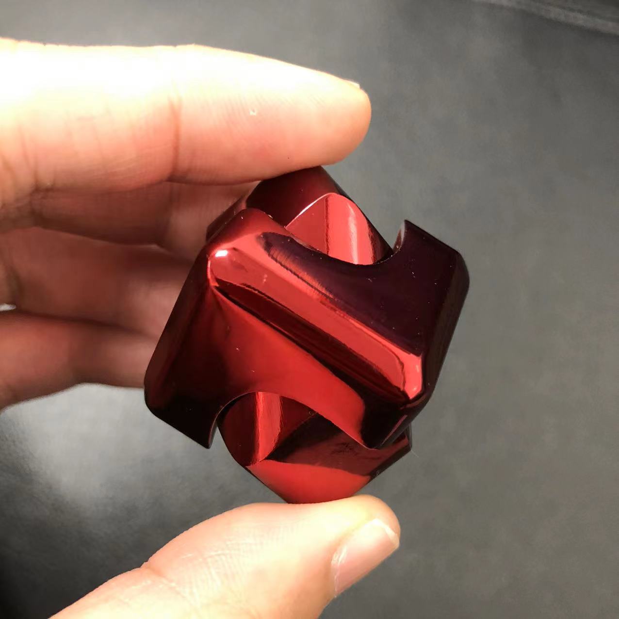 Aluminum Alloy Spinning Magic Cube Finger Top